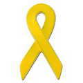 Yellow Awareness Ribbon Lapel Pin